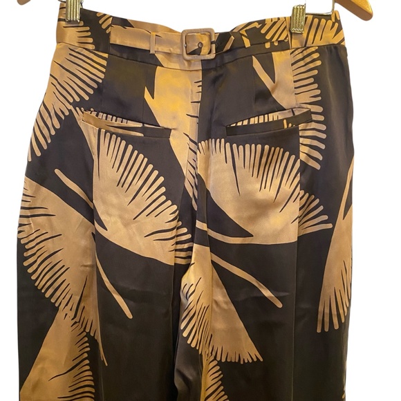 NWT Equipment Saganne Pant Marron Foncee/Taroudant Tan sz 00 - Picture 3 of 14